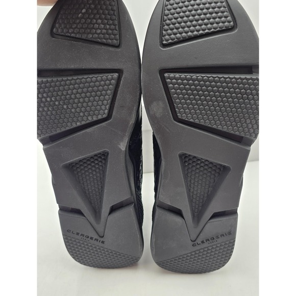 Clergerie Shoes Mens Size 9.5 Black SAL Slip On Leather Sneaker Casual New Box‎ main image 4